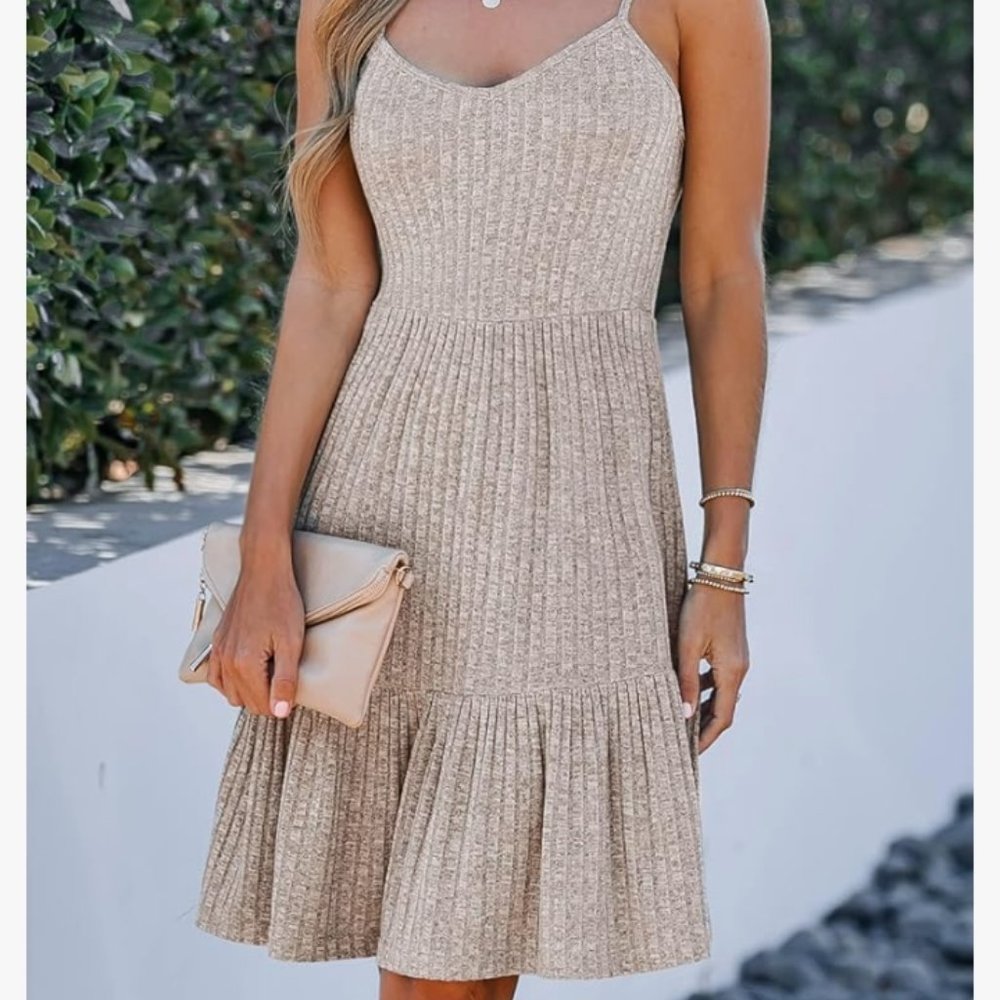 NWT Ribbed Knit Dress - Size Large